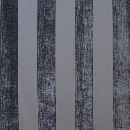 Iliv Boheme Stripe Granite Curtain Fabric. - Clearance Fabric Shop