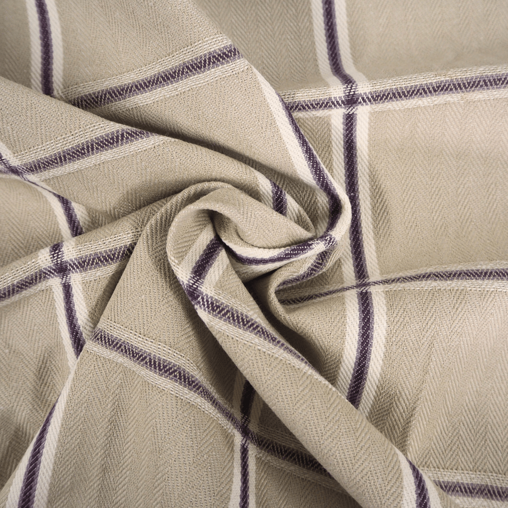 Iliv Fairfield/ Grape Curtain and Upholstery Fabric. - Clearance Fabric Shop