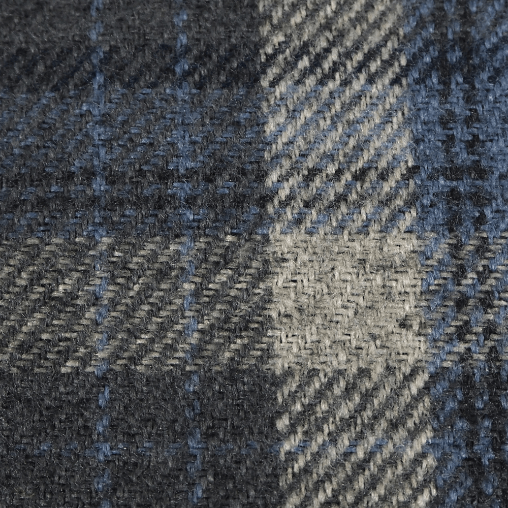 Iliv Lana Navy Curtain and Upholstery Fabric. - Clearance Fabric Shop