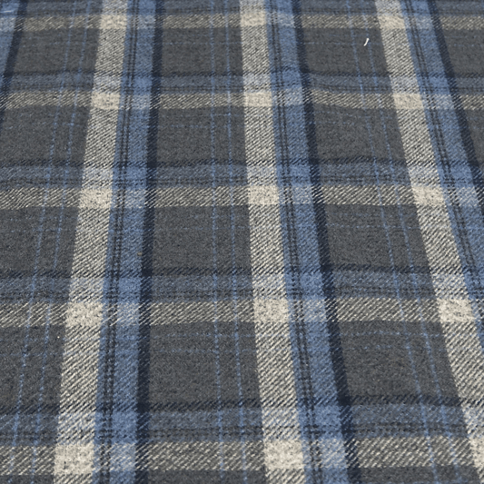 Iliv Lana Navy Curtain and Upholstery Fabric. - Clearance Fabric Shop