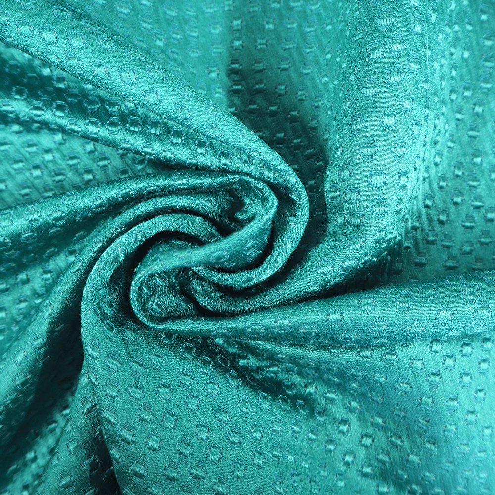 Iliv Venetia in Teal Curtain and Upholstery Fabric. - Clearance Fabric Shop