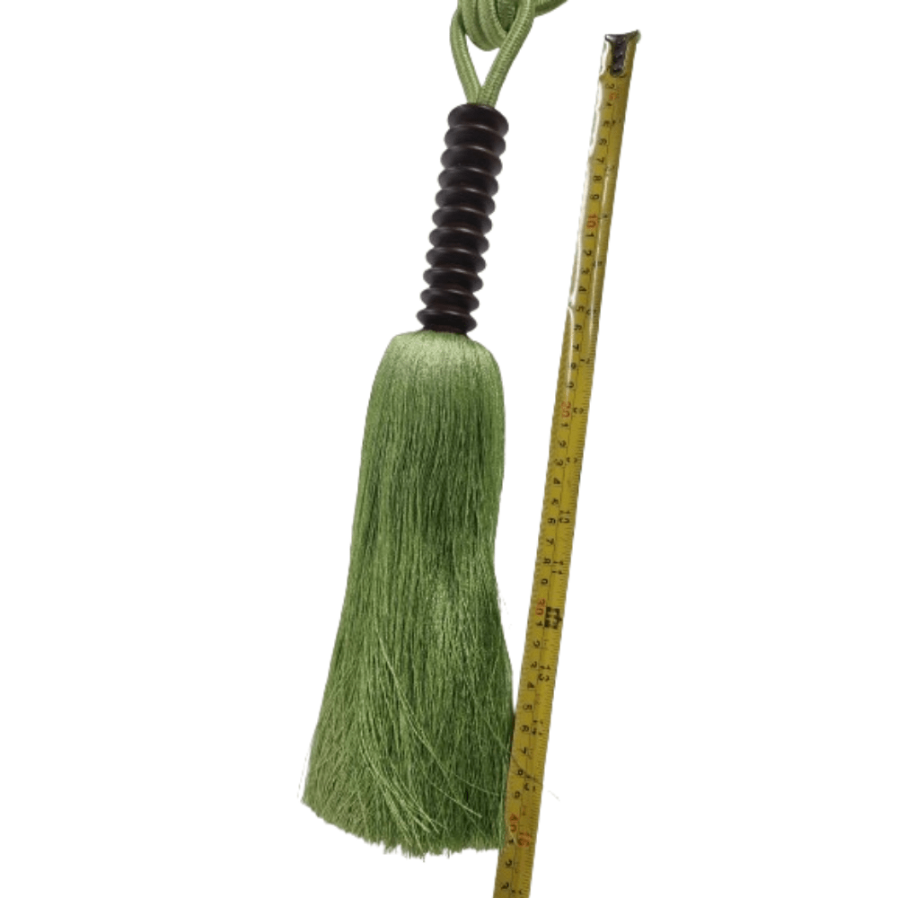 _Lime Green Luxury Tassel Tie Back. - Clearance Fabric Shop