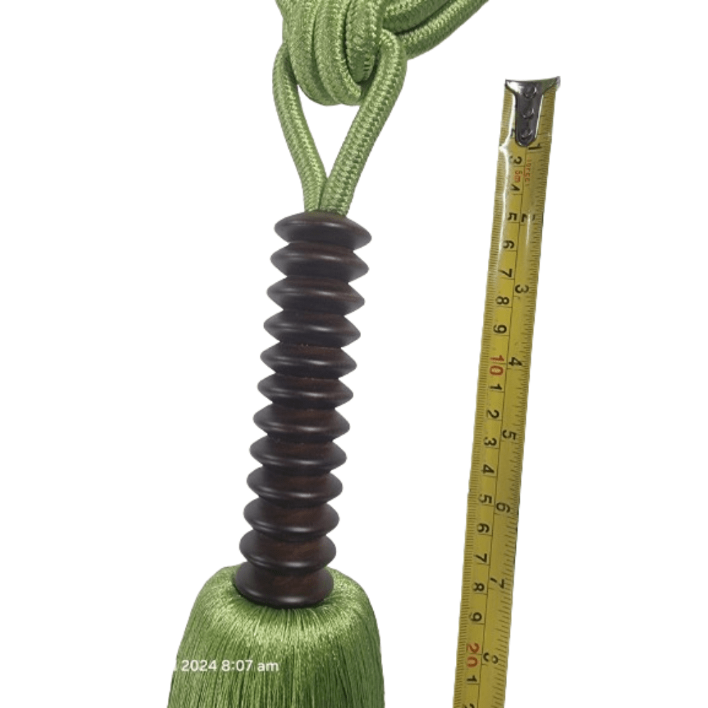 _Lime Green Luxury Tassel Tie Back. - Clearance Fabric Shop