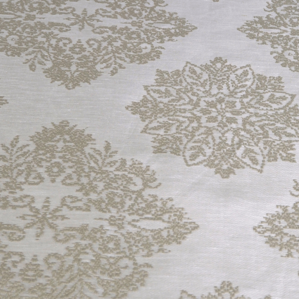 Linwood Amaya Oyster Curtain and Upholstery Fabric. - Clearance Fabric Shop