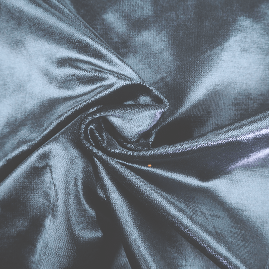 Lustrous Navy Velvet Curtain Fabric - Clearance Fabric Shop