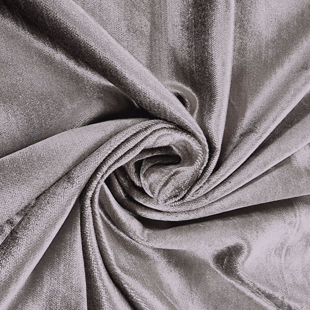 Mink Velvet Chenille Curtain Fabric. - Clearance Fabric Shop