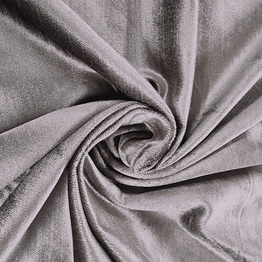 Mink Velvet Chenille Curtain Fabric. - Clearance Fabric Shop