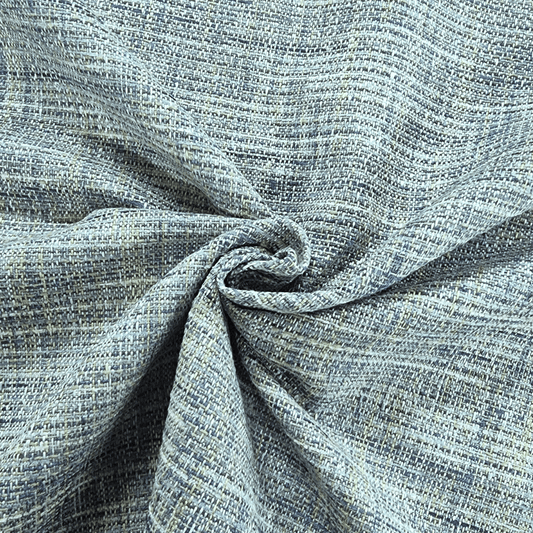 Osborne and Little Woven blue/green Curtain and Upholstery Fabric. - Clearance Fabric Shop
