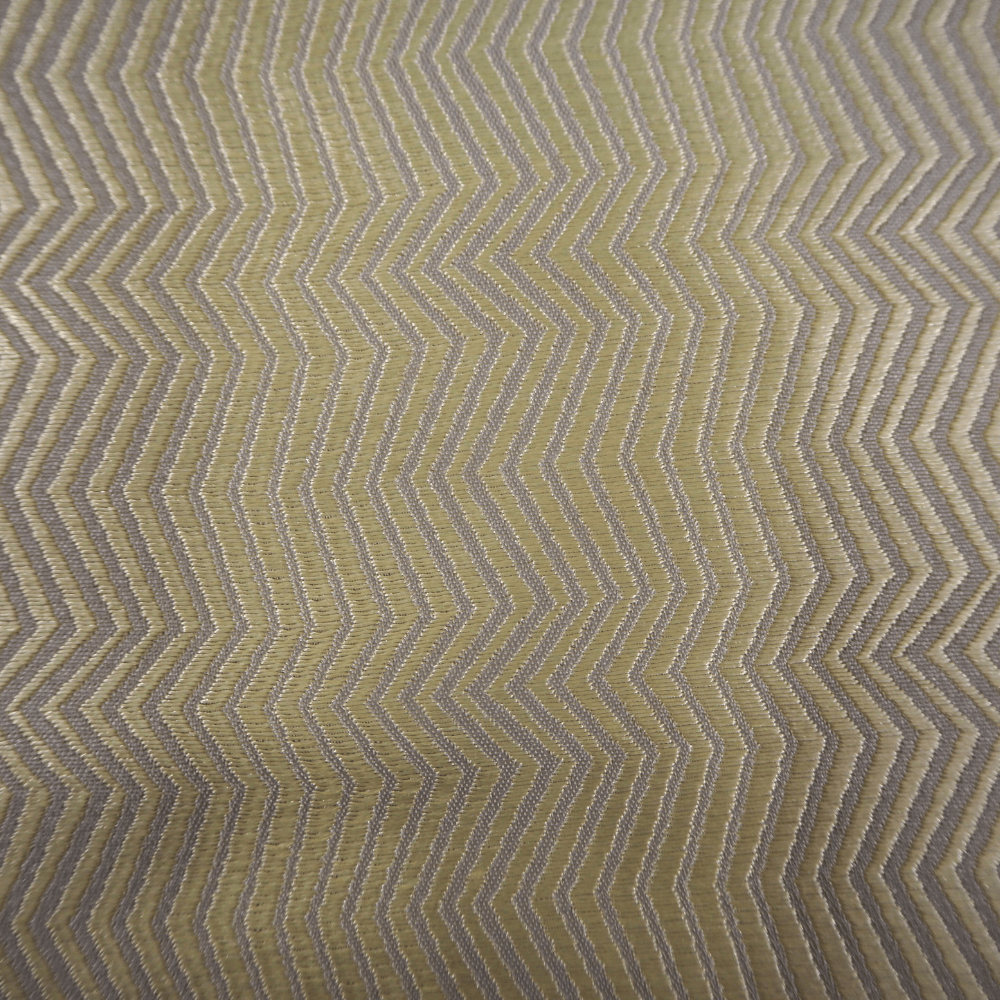 Panaz Buttermilk on grey - lightweight curtain fabric - Clearance Fabric Shop