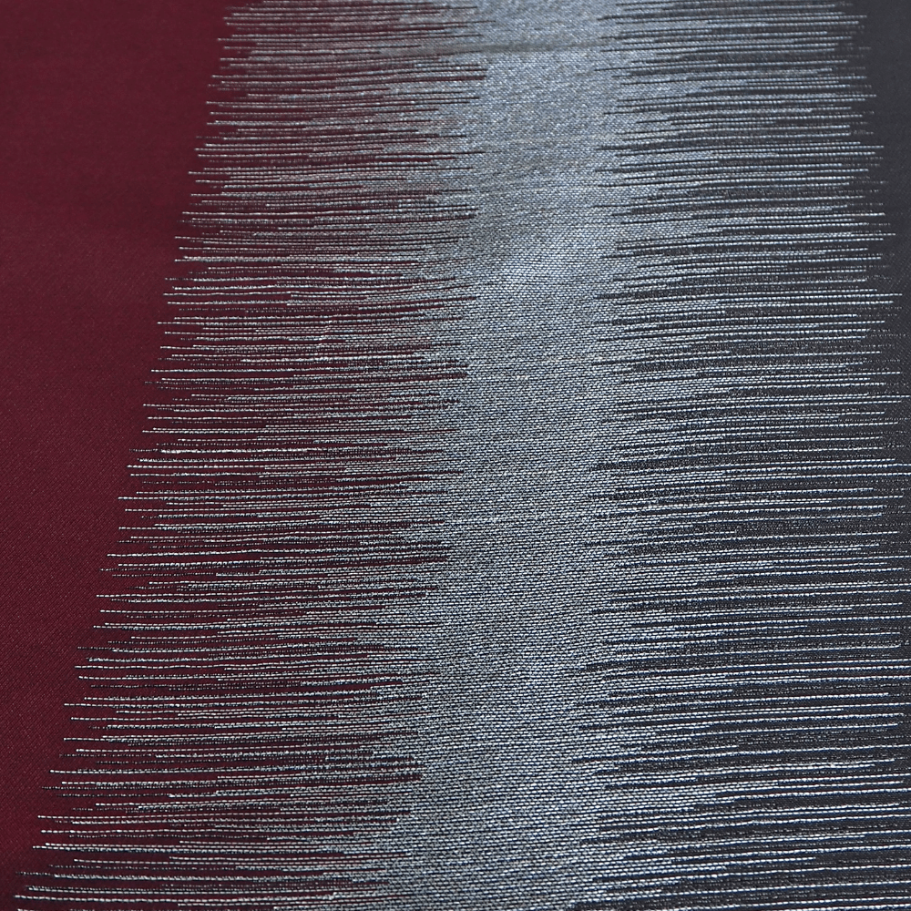 Panaz Debut Collection ,Caprice Crimson Expresso FR Curtain Fabric - Clearance Fabric Shop