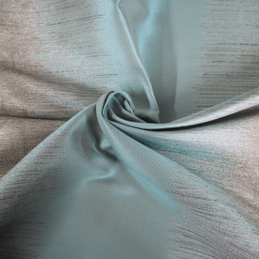Panaz Debut Collection ,Teal Fawn FR Curtain Fabric - Clearance Fabric Shop