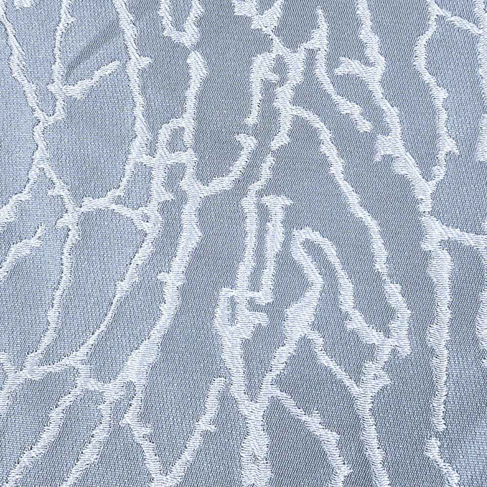 Panaz Raku Seafoam Fabric with white crackle design - Clearance Fabric Shop