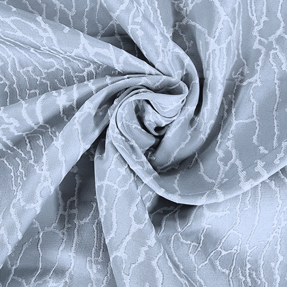 Panaz Raku Seafoam Fabric with white crackle design - Clearance Fabric Shop