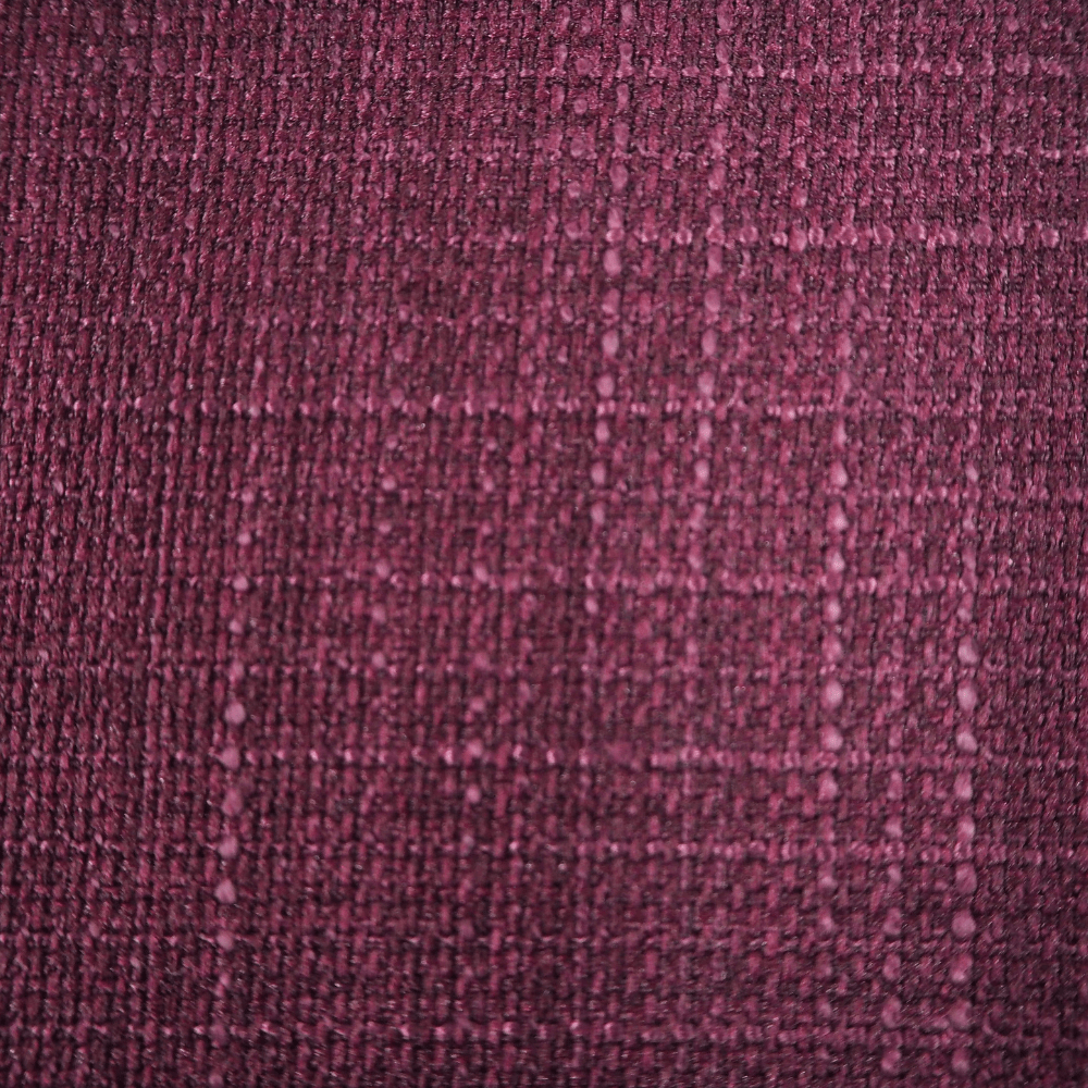 Plum Linen effect F/R Curtain and Upholstery Fabric. - Clearance Fabric Shop