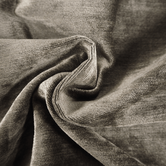 Rich Chocolate Brown Chenille Curtain and Upholstery Fabric. - Clearance Fabric Shop