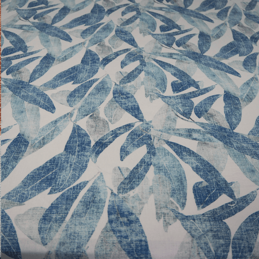 Romo Gardenia Arboretum Cobalt Curtain Fabric. - Clearance Fabric Shop
