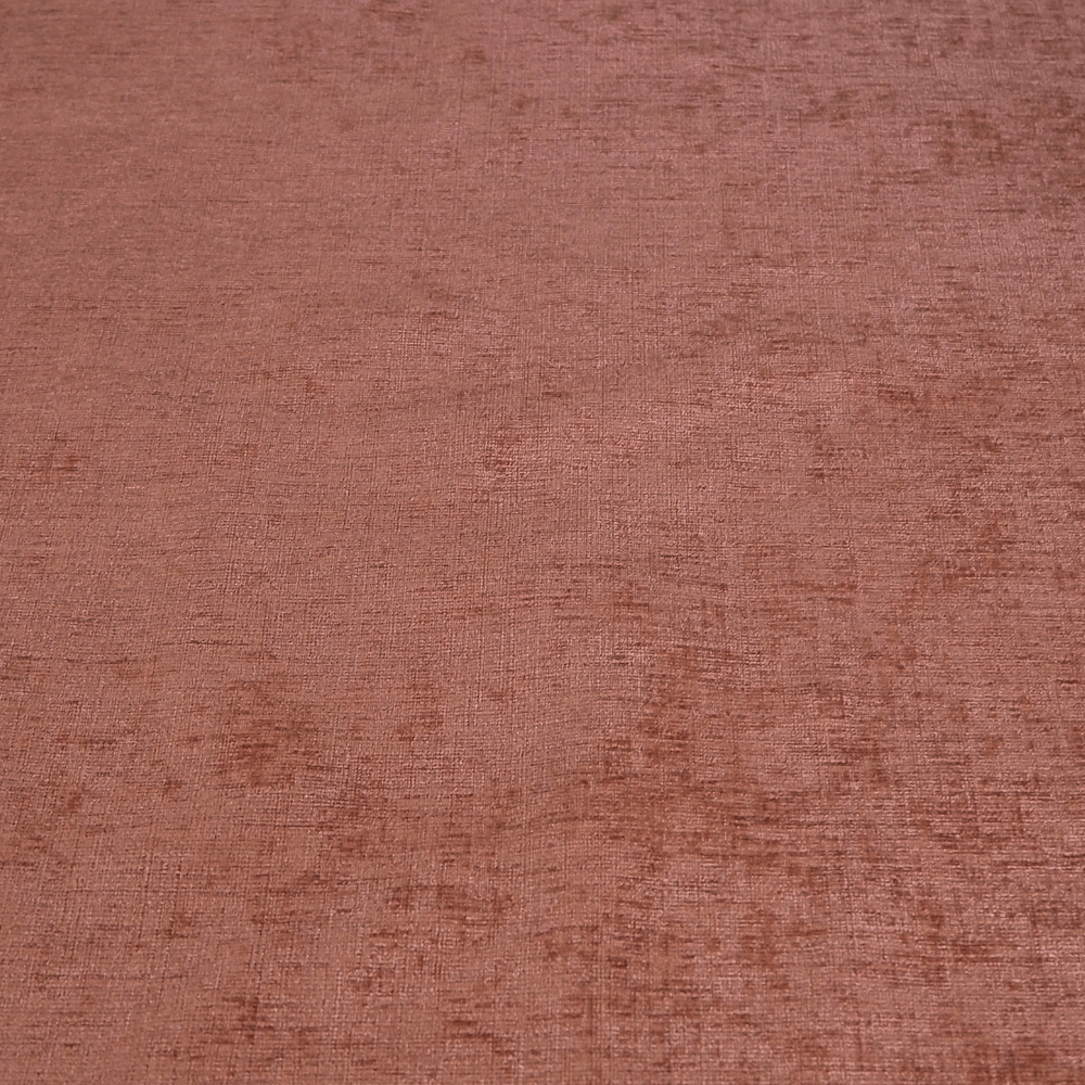 Salmon Chenille Curtain and Upholstery Fabric. - Clearance Fabric Shop