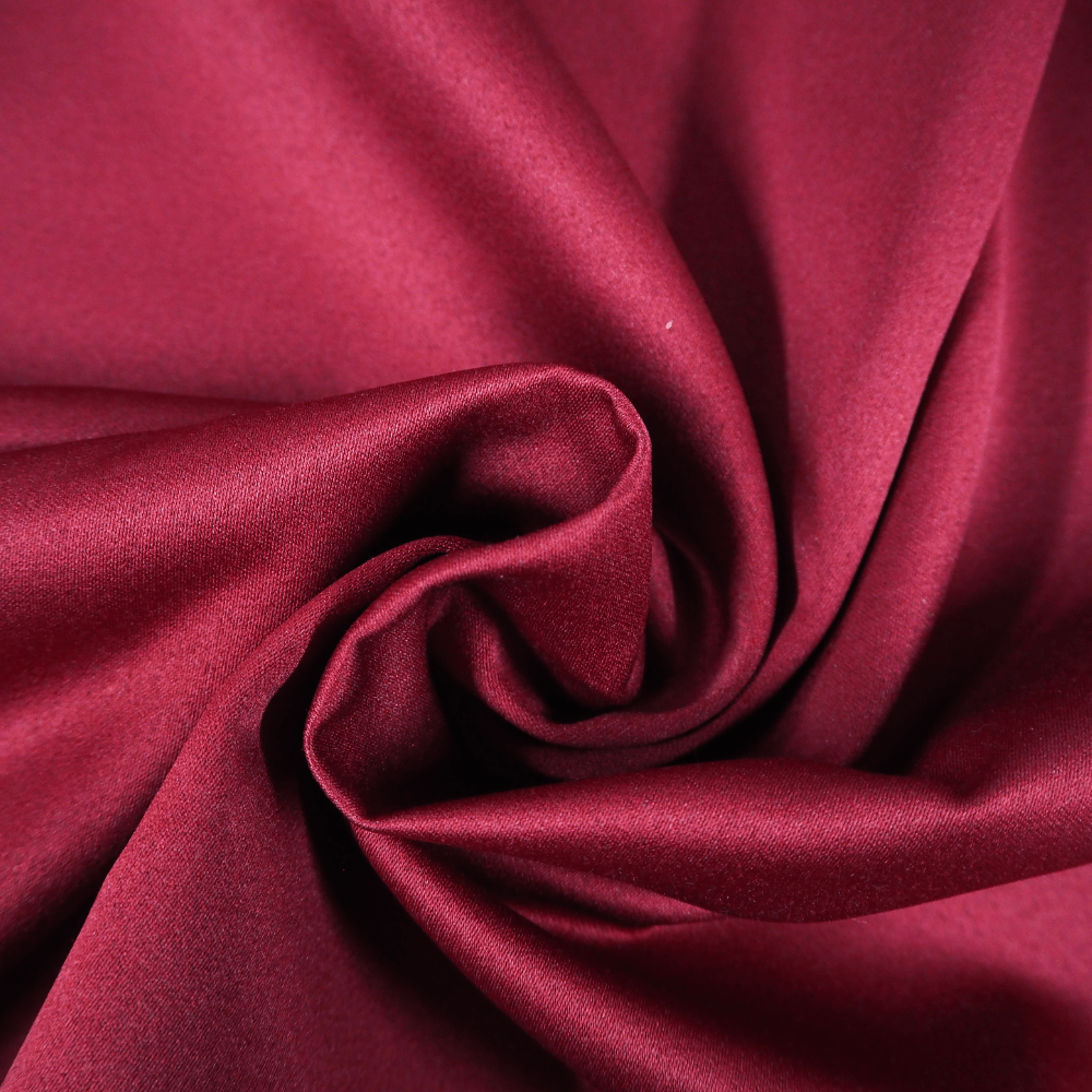 Sateen Raspberry Fabric Curtain Fabric. - Clearance Fabric Shop