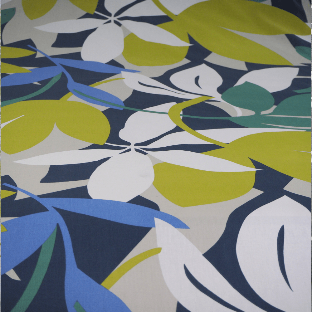 Scion Baja design tropical printed curtain fabric. - Clearance Fabric Shop