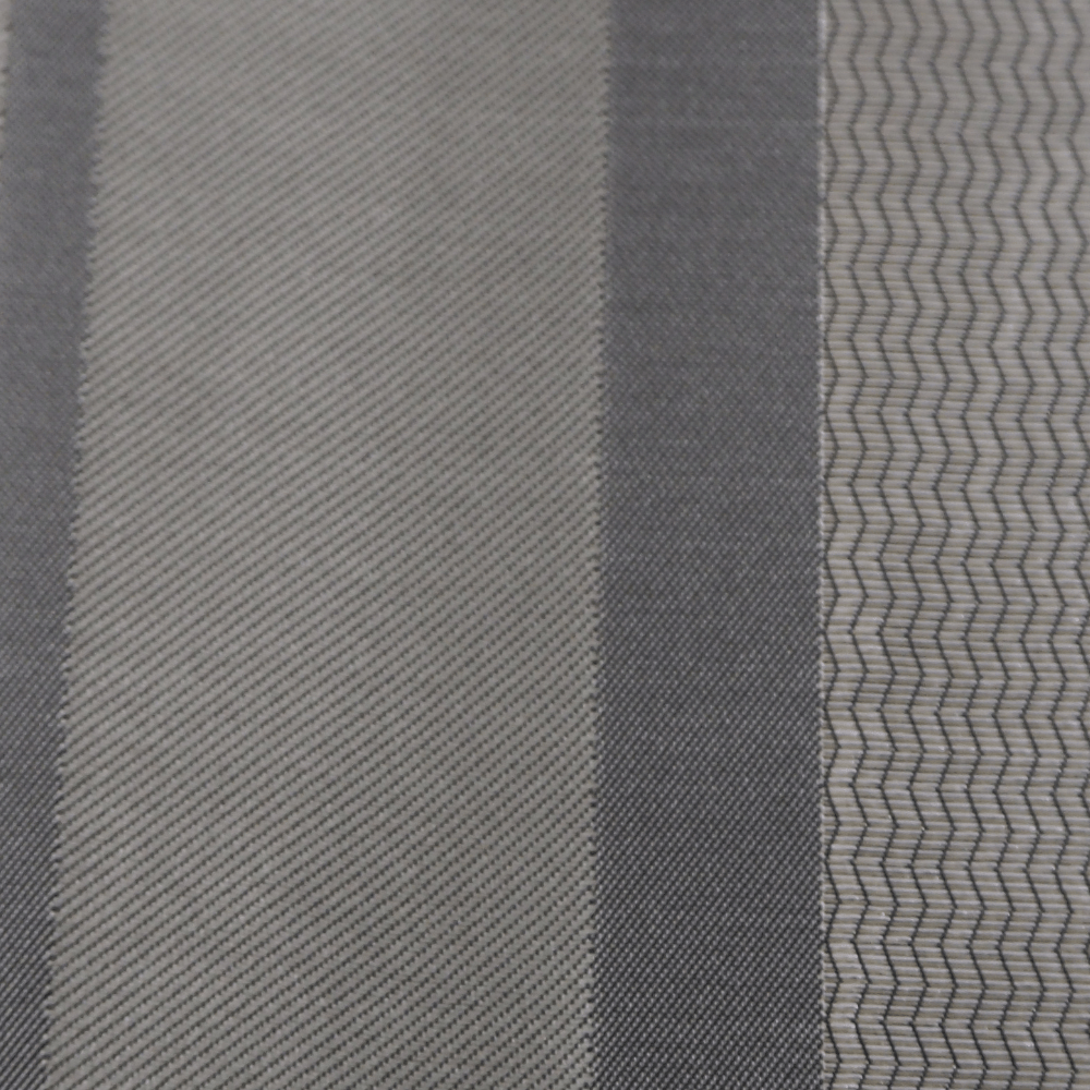 Silver Grey stripe curtain fabric. - Clearance Fabric Shop