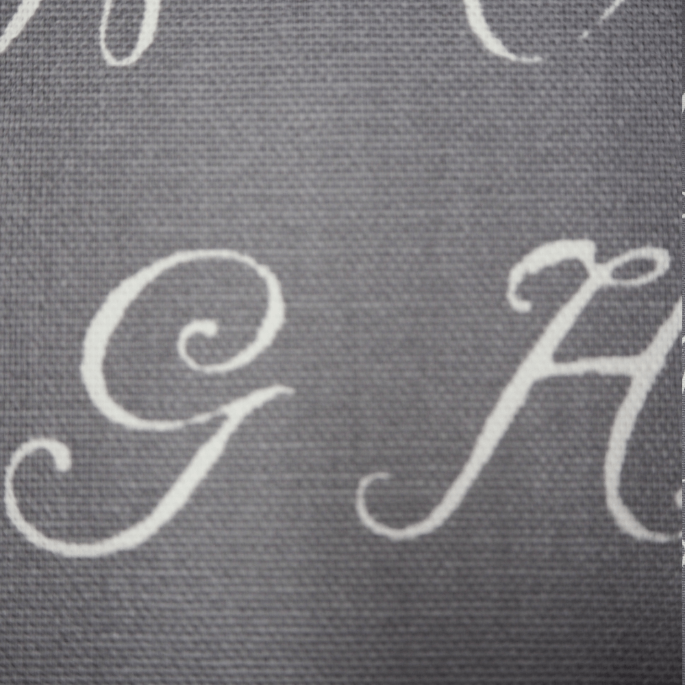 Studio G grey ABC Curtain and Upholstery Fabric. - Clearance Fabric Shop