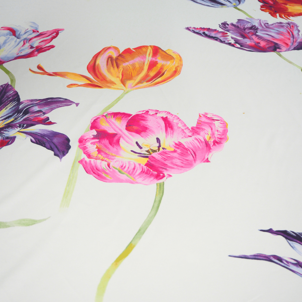 Tulipomania by Sanderson Curtain Fabric. - Clearance Fabric Shop