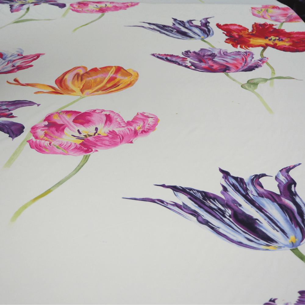Tulipomania by Sanderson Curtain Fabric. - Clearance Fabric Shop