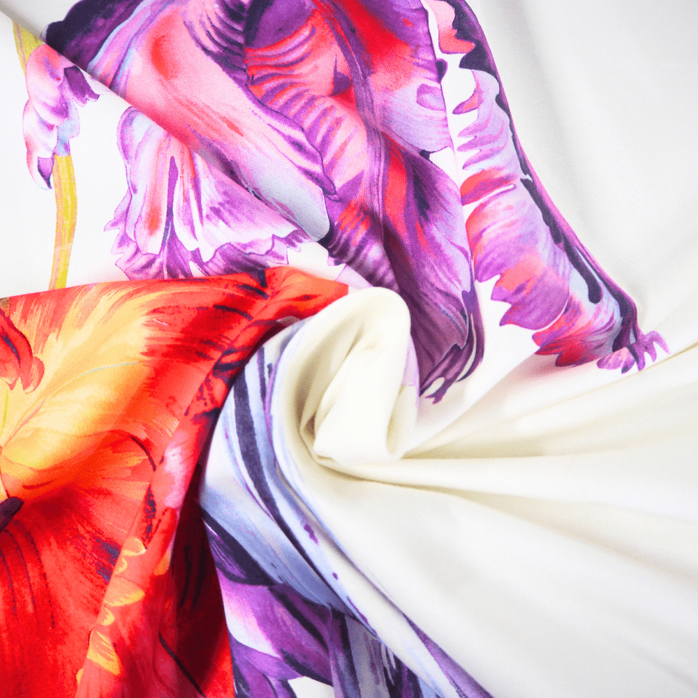 Tulipomania by Sanderson Curtain Fabric. - Clearance Fabric Shop