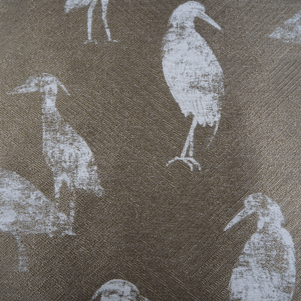 Waterbirds Jacquard Curtain Fabric. - Clearance Fabric Shop