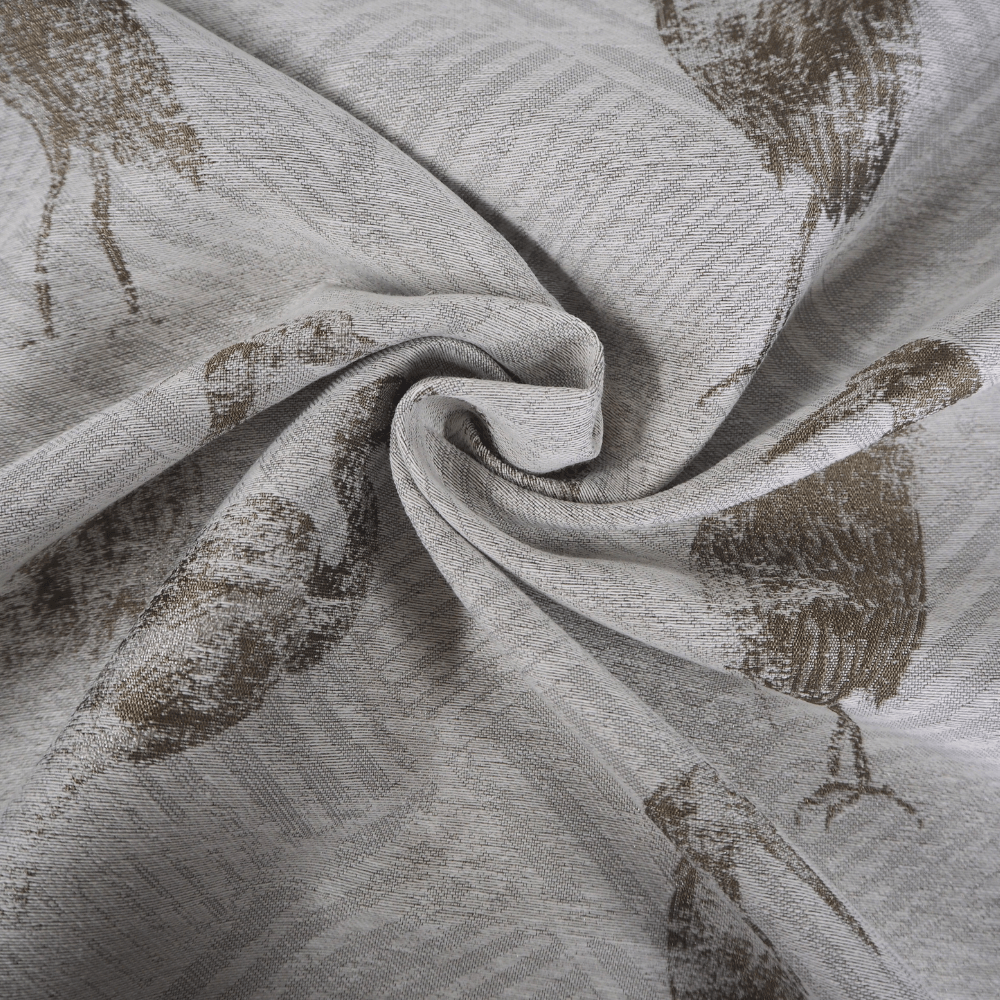 Waterbirds Jacquard Curtain Fabric. - Clearance Fabric Shop