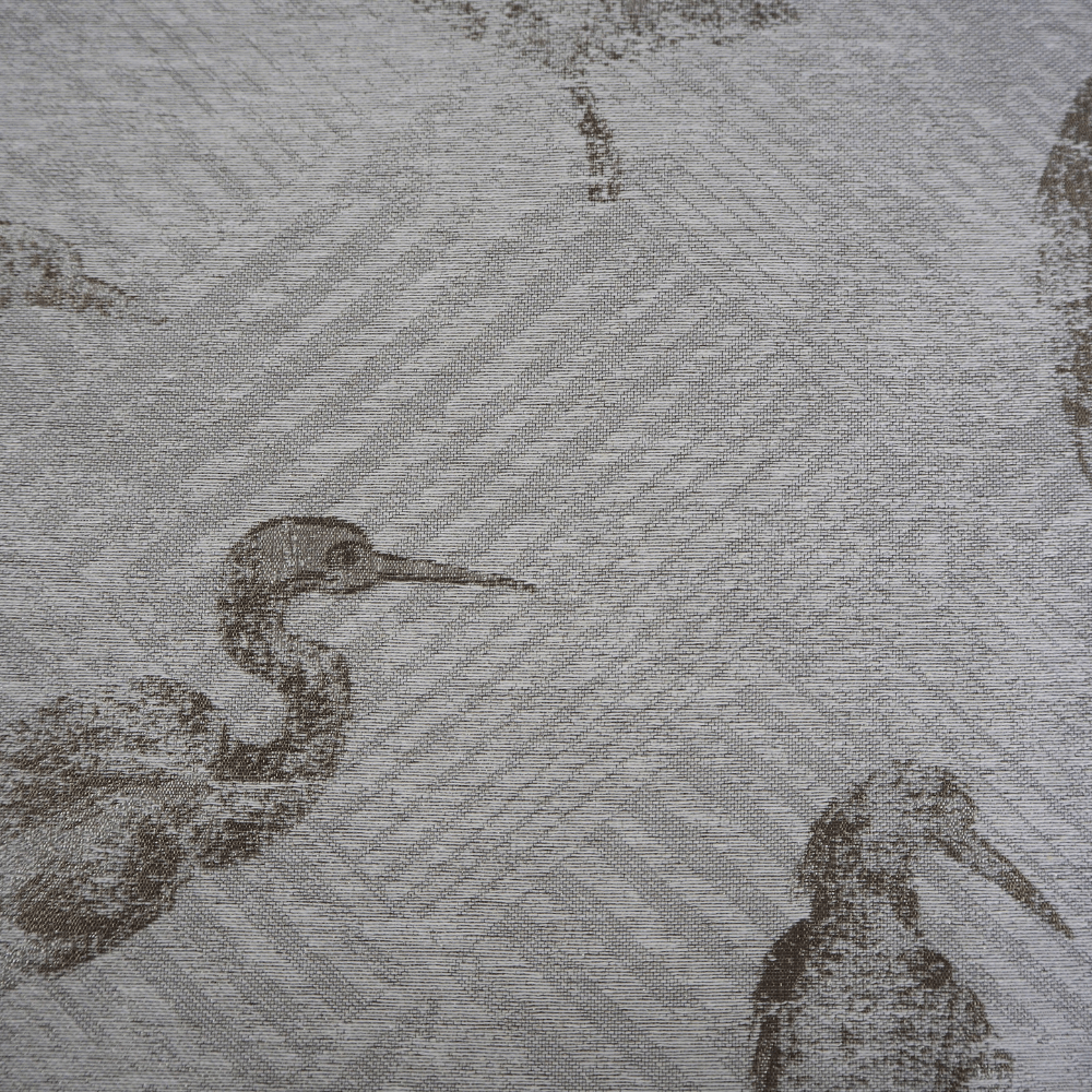 Waterbirds Jacquard Curtain Fabric. - Clearance Fabric Shop