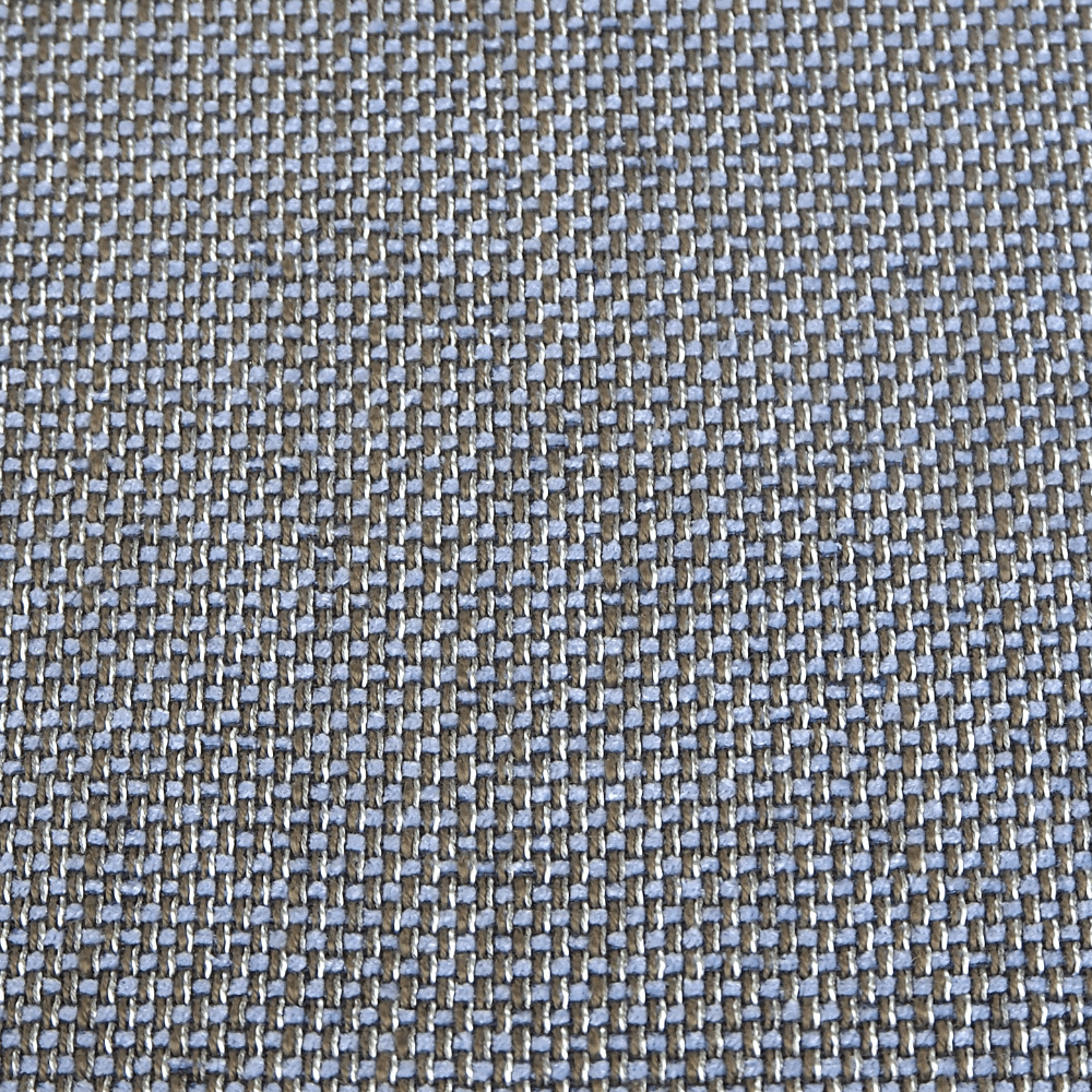 Woven Blue /Brown fabric - Clearance Fabric Shop